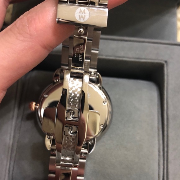 **SOLD**NWT Michele Serein 16 Diamond Watch - Picture 5 of 7